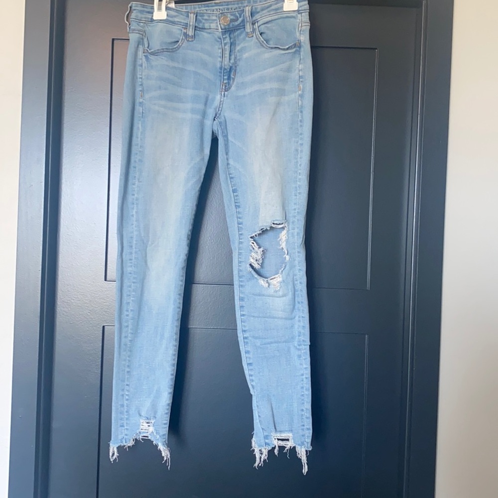 AMERICAN EAGLE SUPER STRETCH JEANS